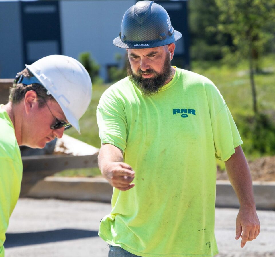 RNR Contracting in the field working.